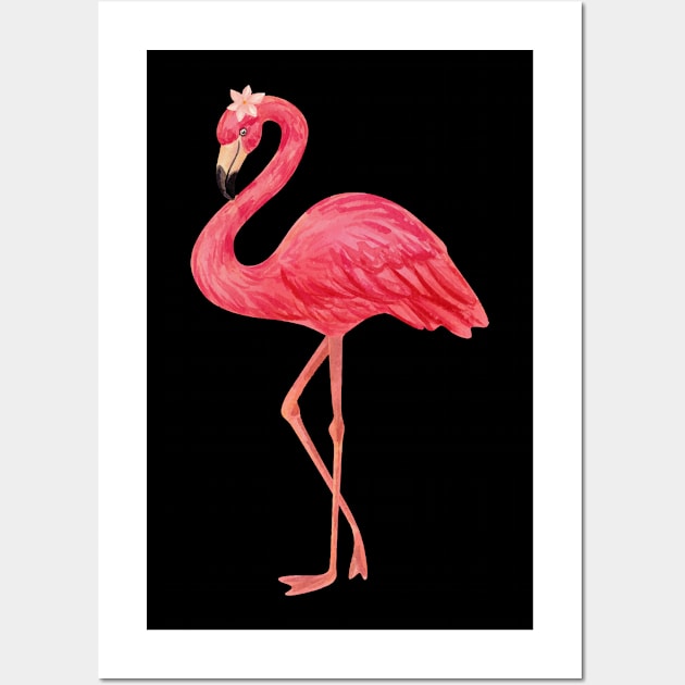 flamingo queen Wall Art by killzilla